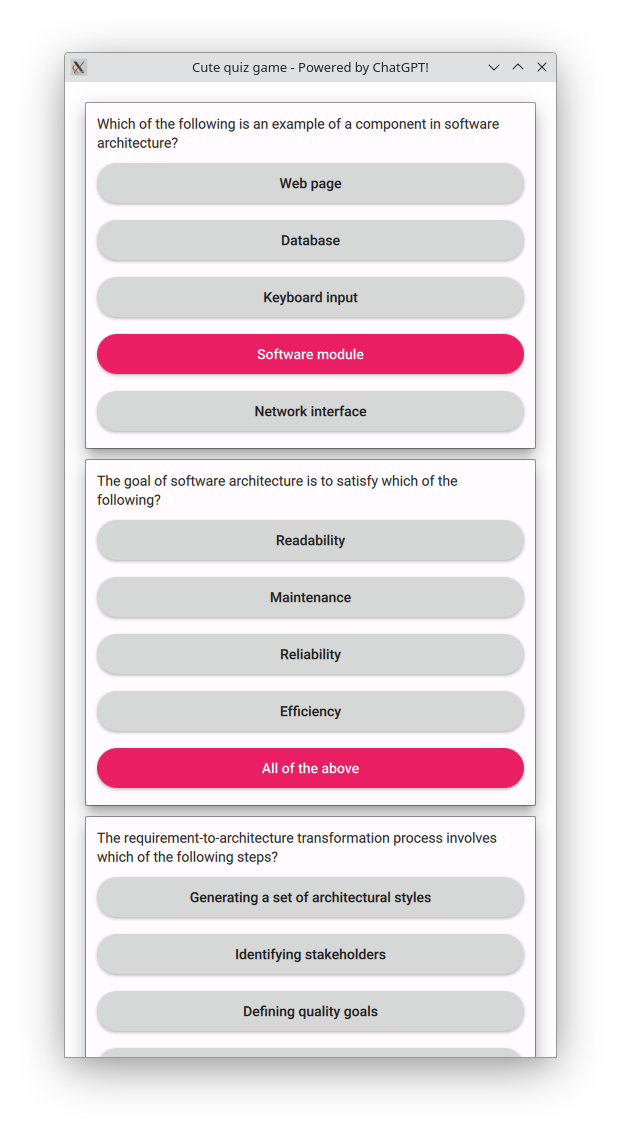 Integrating ChatGPT in Qt Applications