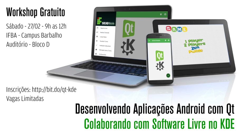 Desenvolvendo aplicações Android com Qt / Colaborando com Software Livre no KDE